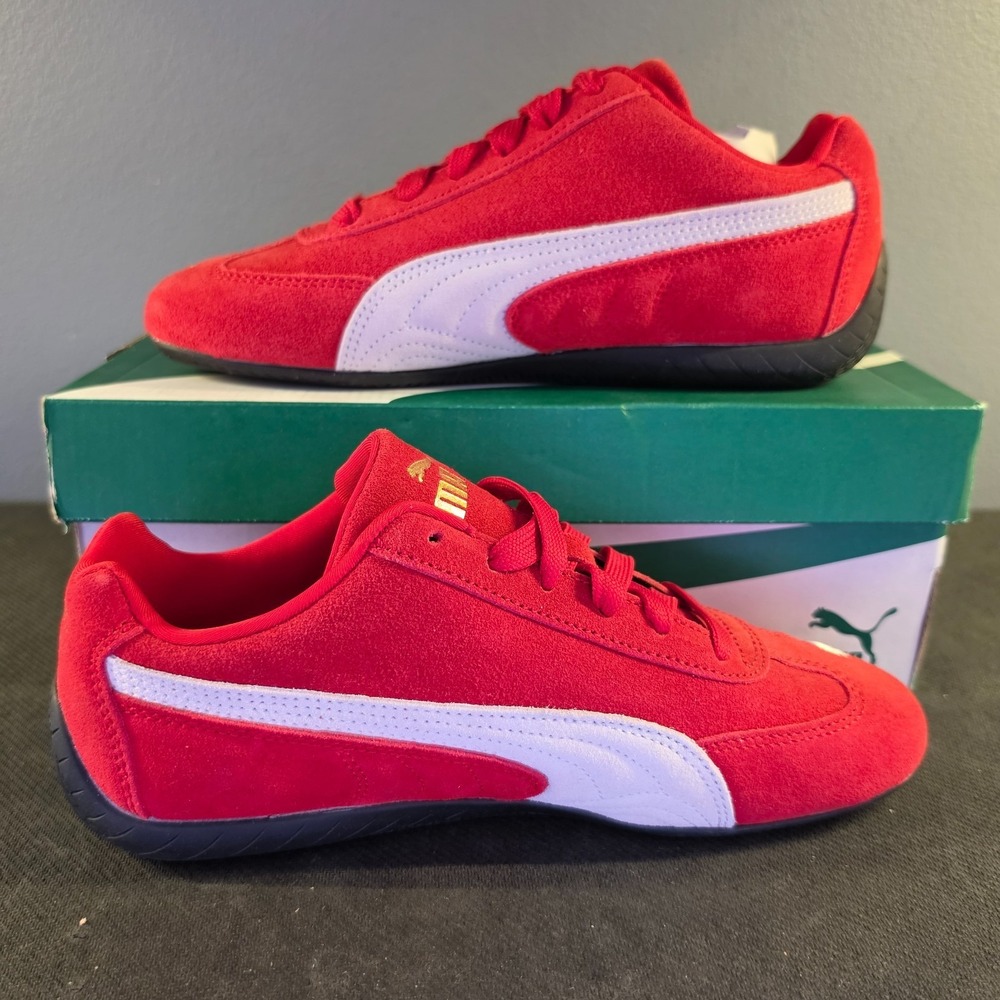 New Jr Size 6Y / UK 5 / EU 38 / Puma Speedcat Jr. Red White Woman 7.5 – 8 - Picture 2 of 10
